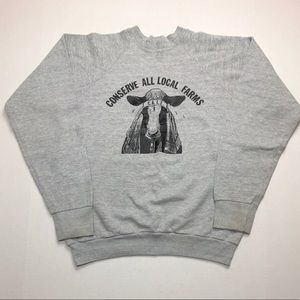 VTG Conserve All Local Farms Crewneck Sweatshirt